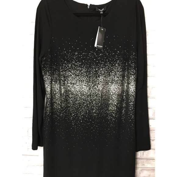 Premise women’s black midi dress size XL - Picture 2 of 7